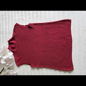 Coldwater Creek Silk Blend Mock Neck Sleeveless Sweater Tank